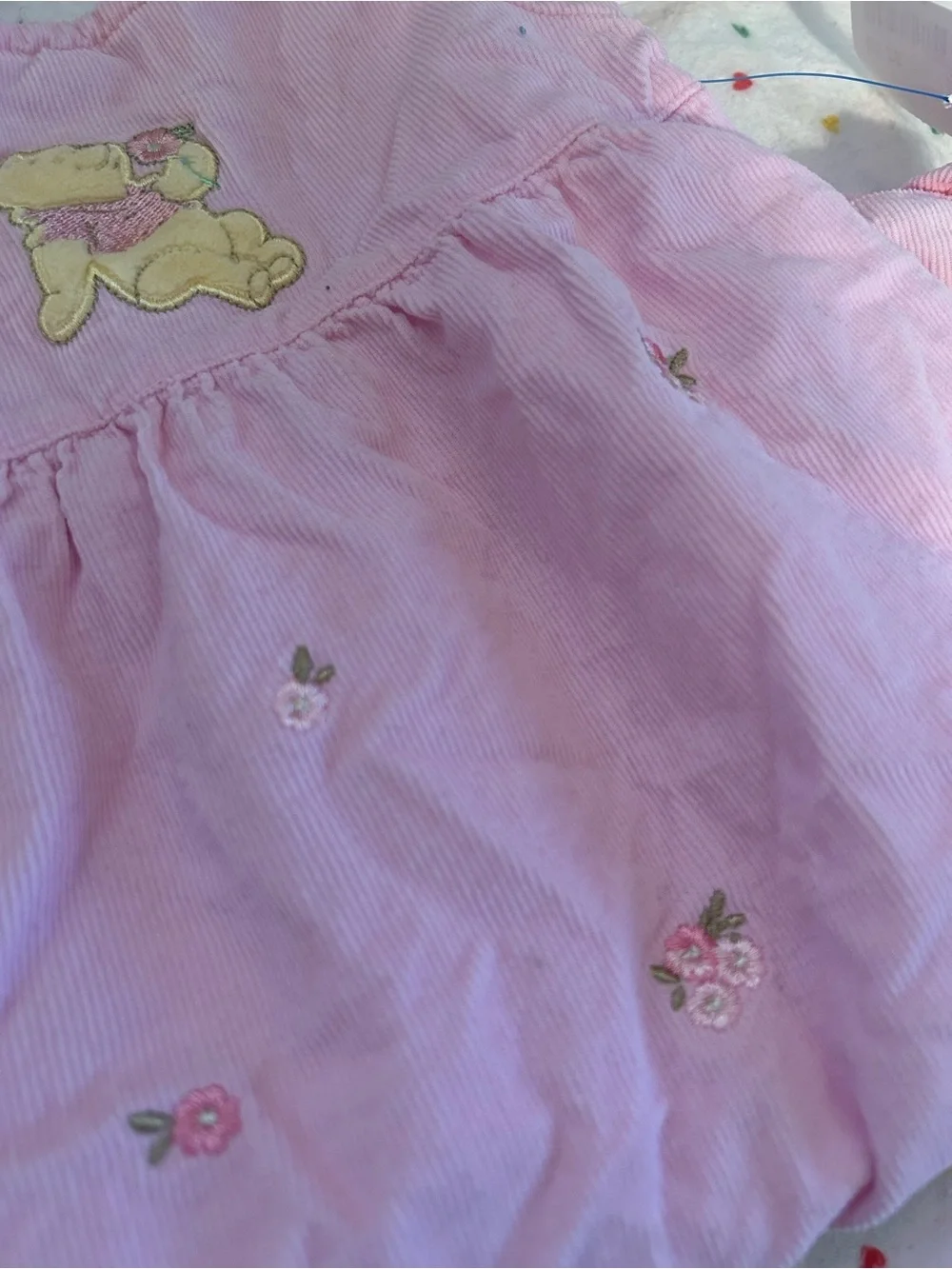 Authentic Vintage Rare Y2K Disney Store Winnie The Pooh Girls Infant Romper.